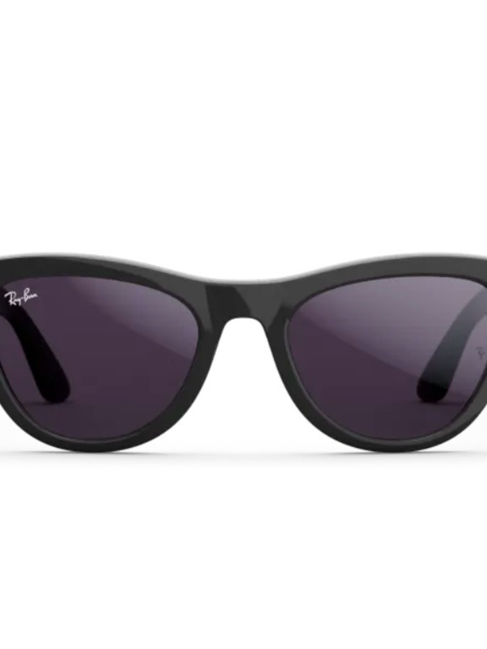 Ray-Ban Black Cat-Eye Sunglasses with Dark Lenses